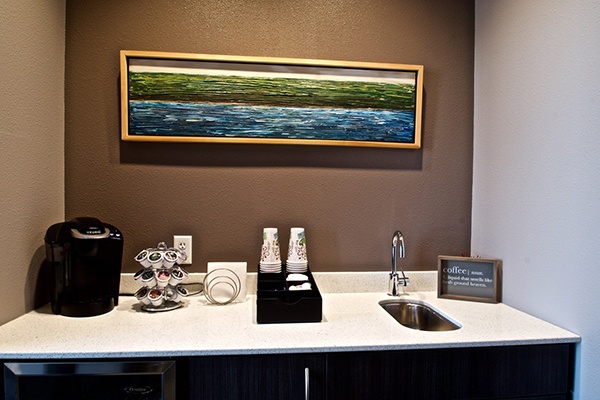 Dental office complimentary beverage bar