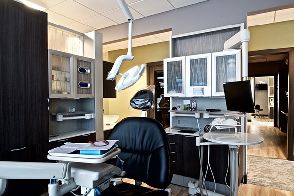 Modern dental treatment room