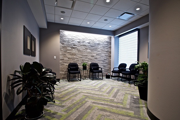 Dental office waiting room